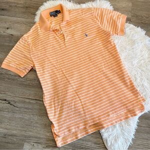 Ralph Lauren Striped Polo Shirt Orange Gators Clemson Tennessee Small